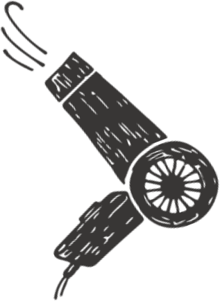 ドライヤーイラスト
